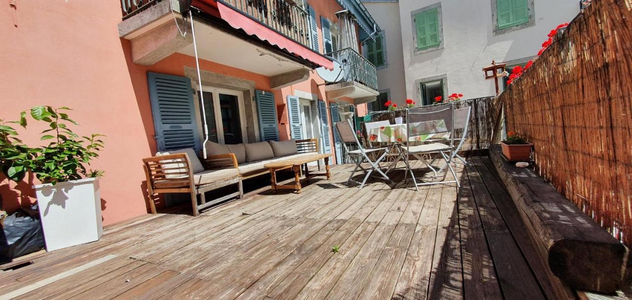Chamonix Hyper Centre . Terrasse Vue Mont Blanc . Parking Apartment Luaran gambar